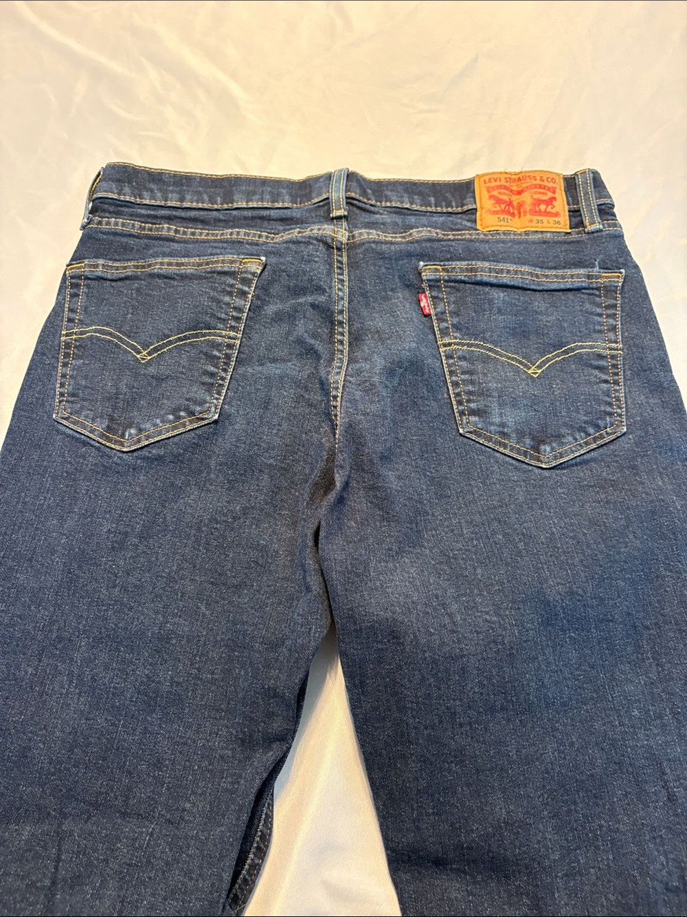 Levi's 541 W35 L36 Indigo Blue Classic Straight Jeans - Picture 5 of 7